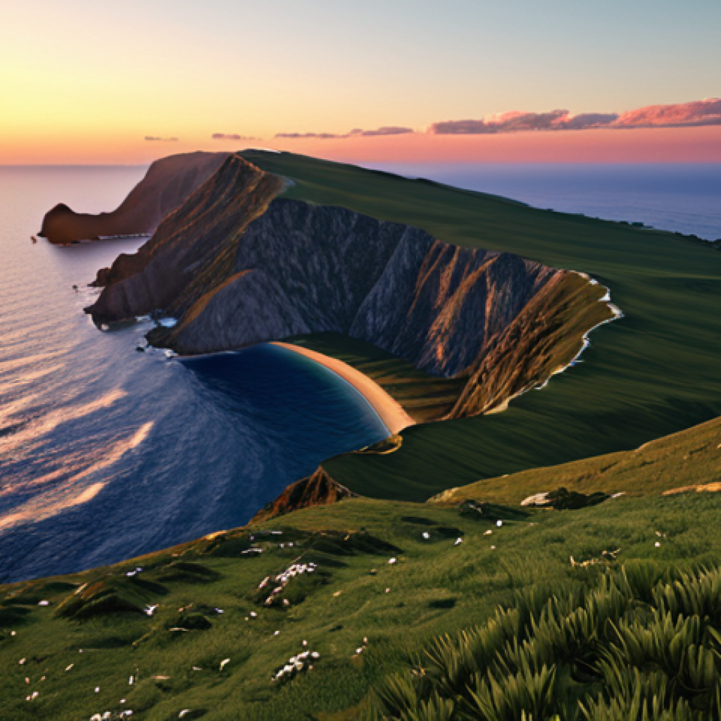 Image Prompt 1: The Tranquil Sunset Point View**