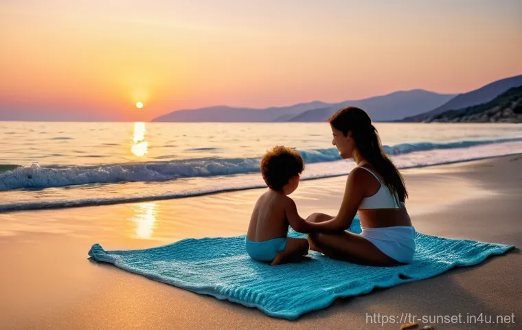 선셋포인트 명소에서의 가족 여행 - **Prompt:** A magical sunset scene in Cappadocia, featuring a Turkish family: a mother, father, and ... 선셋포인트 명소에서의 가족 여행 - **Prompt:** A magical sunset scene in Cappadocia, featuring a Turkish family: a mother, father, and ...